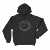 Circular Band Logo Hoodie Black 1