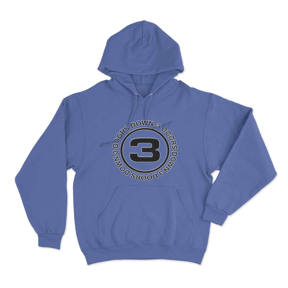 Circular Band Logo Hoodie Blue Circular Band Logo Hoodie Blue 1