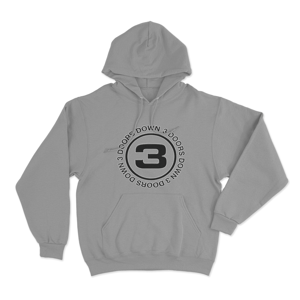 Circular Band Logo Hoodie Grey Circular Band Logo Hoodie Grey 1