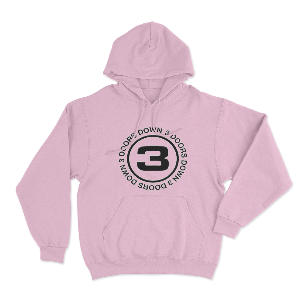Circular Band Logo Hoodie Pink Circular Band Logo Hoodie Pink 1
