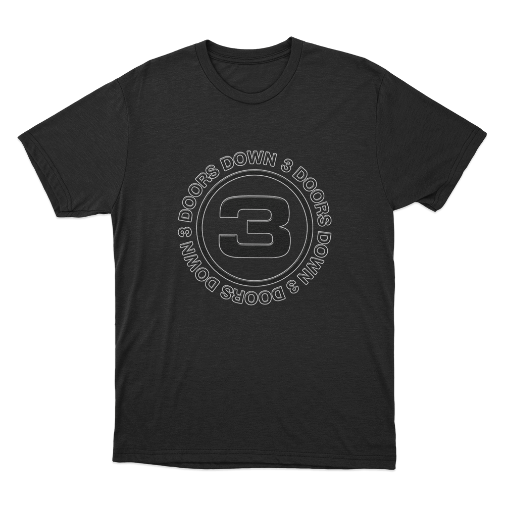 Circular Band Logo T Shirt Black Circular Band Logo T Shirt Black 2