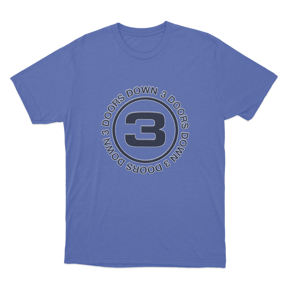 Circular Band Logo T Shirt Blue Circular Band Logo T Shirt Blue 2