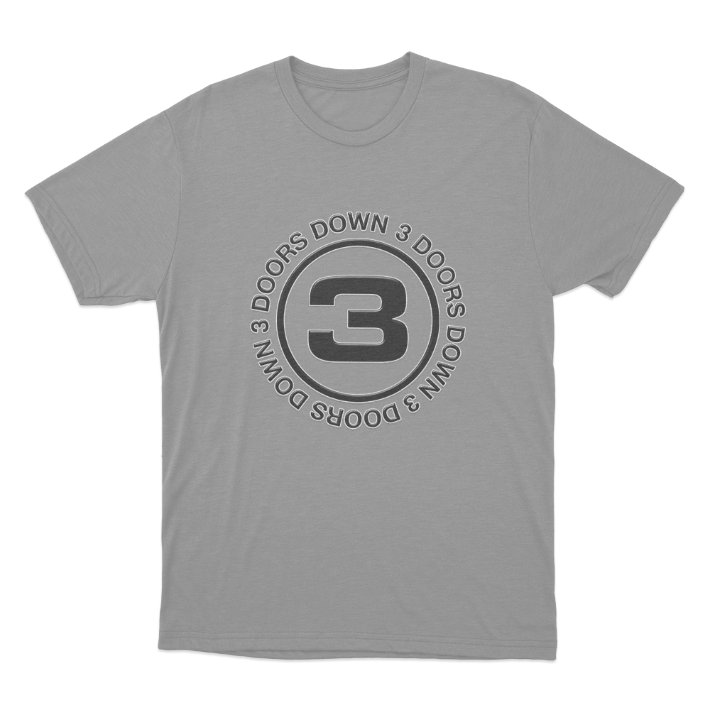 Circular Band Logo T Shirt Grey Circular Band Logo T Shirt Grey 2
