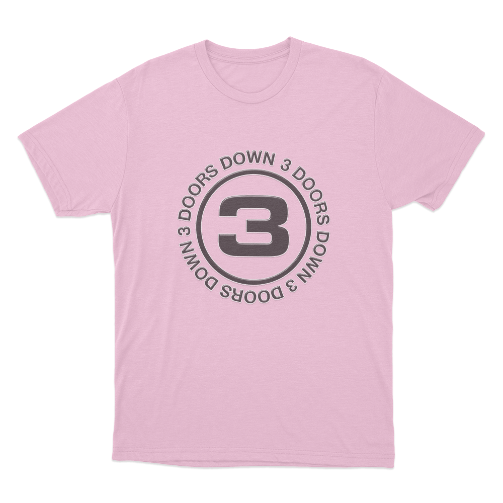 Circular Band Logo T Shirt Pink Circular Band Logo T Shirt Pink 2