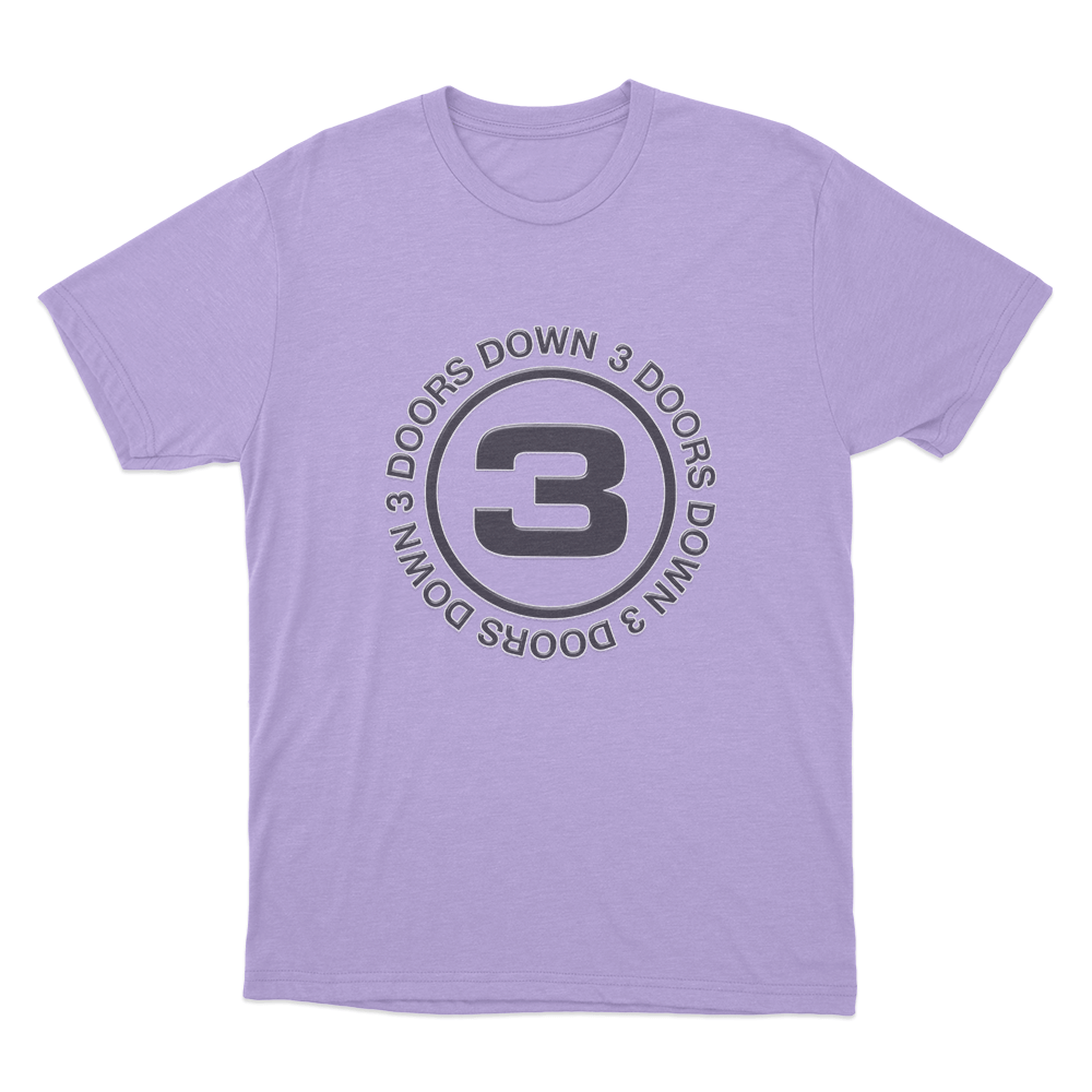 Circular Band Logo T Shirt Purple Circular Band Logo T Shirt Purple 2