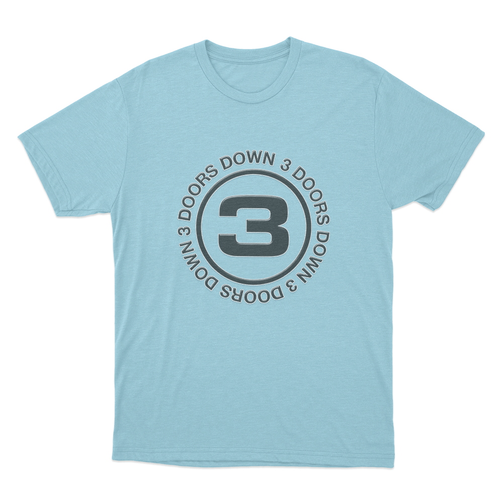 Circular Band Logo T Shirt Sky Blue Circular Band Logo T Shirt Sky Blue 2