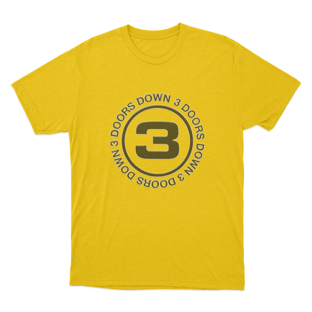 Circular Band Logo T Shirt Yellow Circular Band Logo T Shirt Yellow 2