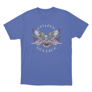 Citizen Soldier Eagle T Shirt Blue 2