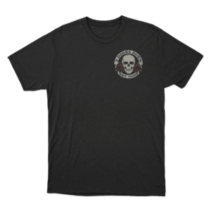 Skull And Roses T Shirt Black